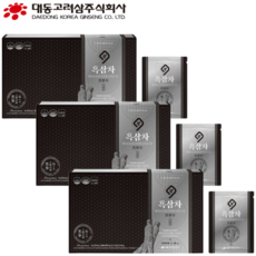 대동고려삼 흑삼차 과립형 스틱 3g 100포 3박스 국내산 6년근 프리미엄 구증구포 흑삼 진세노사이드 면역 피로 혈행 기억력 부모님 어르신 명절 설 추석 감사 인사 효능 추천 선물, 3개, 100개입