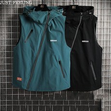 남자여름후드조끼