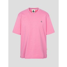 [Print Bakery] 그래픽 반팔 티셔츠 핑크 (BC3742KP1X)