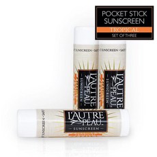 SPF LAUTRE PEAU의 자외선 차단제 30개 스페셜 3팩 화이트 컬러 30 Sunscreen Stick by PEAU Special 3 Pack White Color