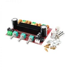 인티 앰프 일체형 TPA3116D2 앰프보드 HW 302 2x50W+100W 2.1채널 디