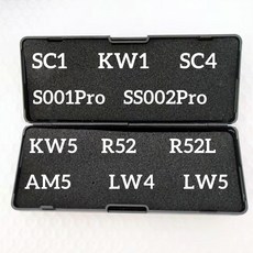 LISHI 2 in 1 SS001 SS002Pro SS001PRO SC1 SC4 KW1 KW5 LW4 LW5 R52 R52L AM5 TE2 S123 C123 도구, 2)SS002Pro