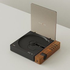 Syitren Satalin CD 플레이어 R300 레트로 고품질 블루투스 청취 앨범 순수 CD 플레이어 휴대용, 우드 색상, 나뭇결 색상
