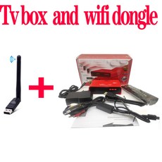 미니 위성 디코더 튜너 수신기 HD 1080P TV DVB S2 박스 H264 Mpeg4, tv box with wifi, 1) tv box with wifi, 1개