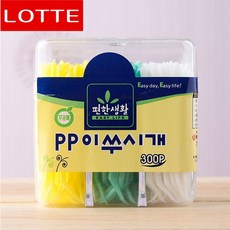 300p 롯데 편한생활 이쑤시개(PP사각), 1개, 9999
