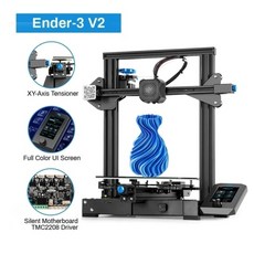 creality ender-3 v2 사일런트 메인보드 ender-3ender-3x3 pro fdm 3d 프린터 스마트 필라멘트 센서 자가 조립 프린터 키트, 씨엔, 엔더-3 v2
