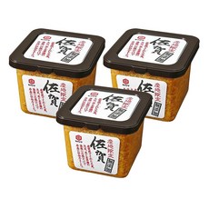 미야지마 사가 무첨가 일본 된장 500g 3개