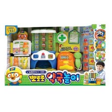 [오너클랜] 뽀로로 약국놀이 캐릭터 유아 장난감 역할극, 상세 설명 참조