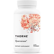 Thorne Research 쏜리서치 퀘르세틴 250mg 브로멜라인 100mg 60캡슐 케르세틴, 1개, 상세페이지 참조