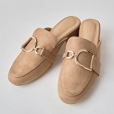 미르바네스슈즈 빅D링 스웨이드 통굽 블로퍼_4cm_CP
