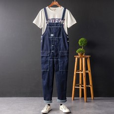 남자반팔청점프수트