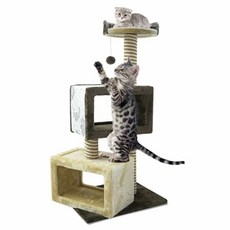  고양이 스크래쳐 캣타워 반려묘 흥미유발 놀이터 