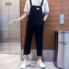 멜빵점프수트남자