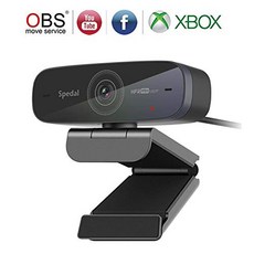 웹캠 Webcam 60fps 1080P Autofocus Webcam for OBS Gaming Conferencing USB Streaming Camera with Dual Microphones for Video Calling and Recording Des, 본문참고