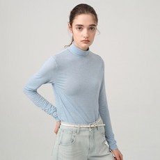 [AK PLAZA] [온앤온] 하이넥 베이직 티셔츠 NEW4SE227