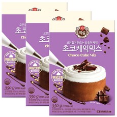 초코케익믹스, 350g, 3개