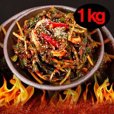 매운맛 불김치 중독성 강한 매운 실비 열무 김치 1키로, 단품