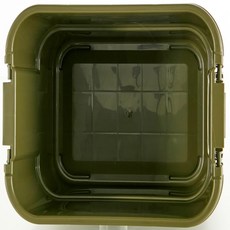 TRUSCO (트러스코) 트렁크 카고 수납 박스 20L OD 색, 02 플랫, 02 ОD색, 01 20L