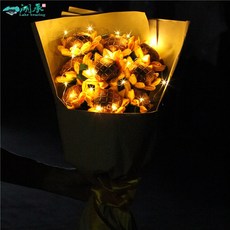 창의 수공 diy 직접 만 드 는 천 태양 꽃 해바라기 꽃다발 수공 으로 만 드 는 성인 식 직포 DIY 재료 가방 시간 을 보내다 수공 선물 로 드 리 는 9 송이 의 태양 꽃 은 크라프트지 포장 + 노 란 등 을 함유 합 니 다.