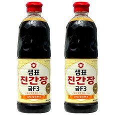 샘표 진간장 금F3, 860ml, 2개