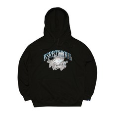 비에스래빗 2223 BSRABBIT BSRBT DIAMOND HOODIE BLACK 스노우 보드복 후드 후디