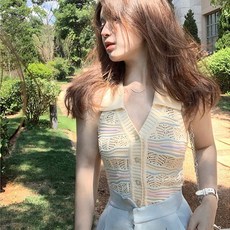 트위드 나시 린넨 여름 빅사이즈 여성 핑크 롱 볼레로 후드집업 반팔 가디건 리스트