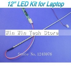 [해외] 2 PCS X 12 인치 LED 백라이트 스트립 키트 업데이트 LCD 패널 화면 노트북 패널 LED 255MM 배송, 상세내용표시, 상세내용표시