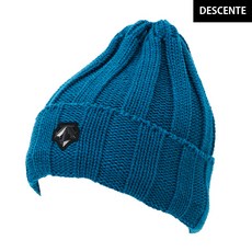 데상트 스키 탁텔 패치 폴디드 비니 S9423SKCO4-BLU
