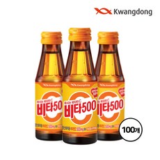 광동제약 비타500 100ml 100병 선물용케이스5매포함