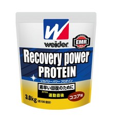 위다 리커버리 파워 단백질 코코아 맛 3.0kg (약 100회분) 운동 후 회복 비타민 C 배합 글루타민 배합, 1개, 3kg