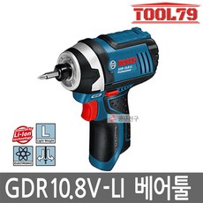 보쉬 충전 임팩 드라이버 베어툴 GDR10.8V-LI 벌크, 1개