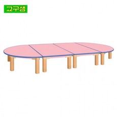교구샘 어린이 안전 분홍 열린 책상 H78-7, H 290mm