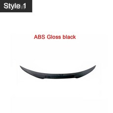 BMW 3시리즈 F30 F80 M3 세단 12-18년형 리어 트렁크 스포일러 윙 블랙 Carbon look 2, Gloss black 1