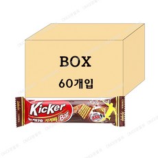 크라운제과 키커바 30gX60개(1box) 과자 간식 초콜렛 초코과자 초코바 스니커즈, 60개(1box), 30g