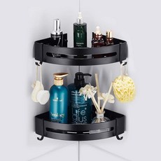Duschablage Boger Dupchregal Mit Haken und 특허권자 Kleber 멀티펑크톤 Duschkkorb Duschaufbeahrun, 단일옵션