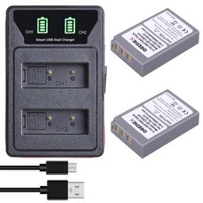 PS-BLS5 배터리 올림푸스 펜 BLS-50 E-PL2 E-PL5 E-PL6 E-PL7 E-PM2 OM-D E-M10 II용 PS BLS5 충전기 포함 BLS5