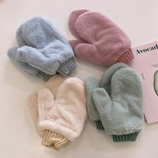 극세사밍크퍼벙어리장갑