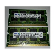 8GB RAM 키트2x4GB 삼성 DDR3 1333mhz SODIMM 노트북 메모리 PC310600s M471B5273DH0CH9
