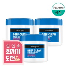 뉴트로지나 딥 클린 클렌징 크림, 285ml, 3개