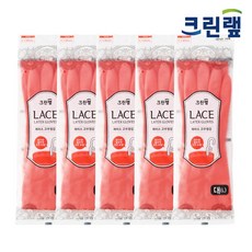 크린랲 레이스 고무장갑 대, 코랄, 5개