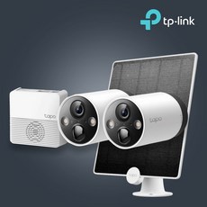 티피링크 Tapo C420S2 Tapo A200 400만화소 스마트 배터리 CCTV 태양광 패널 세트 상품