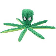 문어 모양 봉제 강아지 고양이 박제 주름 인터랙티브 씹는 작은, 3.Green, 1개
