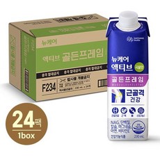 뉴케어 [대상웰라이프] 뉴케어 액티브 골든프레임 곡물맛/밀크맛 230ml 24팩, 밀크맛 230mlx24팩,상세 설명 참조