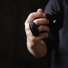 Ricoh GR2 GRII GR3x 정품 가죽 핸드 핑거 링 밴드 랜야드 스트랩 슬링 핸들 카메라 스트링 팔찌 블랙, 03 Black, 1개