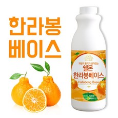 쉘몬 과일 농축액 베이스 1kg 모음전시럽원액에이드, 쉘몬 과일 농축액 베이스 한라봉 1kg