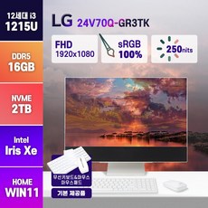 LG전자 2022년형 일체형 PC 24V70Q-GR3TK 인텔 i3-1215U,