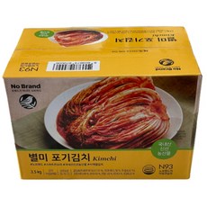 노브랜드 별미 포기김치 3.5kg 노브랜드 김치 국내산 재료, 3개