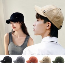 HOTBBA / 패치 숏챙 소프트 볼캡 ELM 214