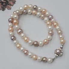 멀티진주목걸이