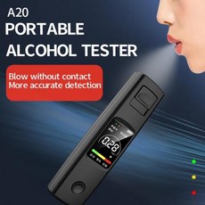 음주측정기 반응 LCD 디지털 디스플레이 알코올 감지기 음주 운전 측정기 테스트 테스터, 1개